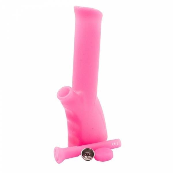 Pink silicone gripper waterpipe