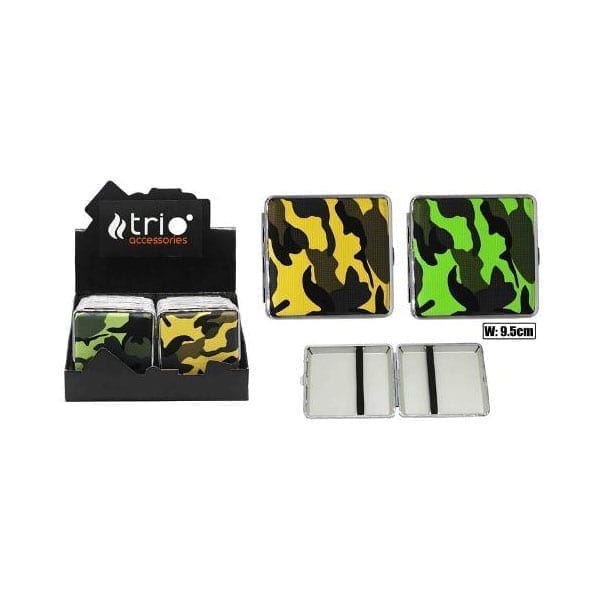 Camouflage Case Fits 20 ciggies. Protects your cigarettes
