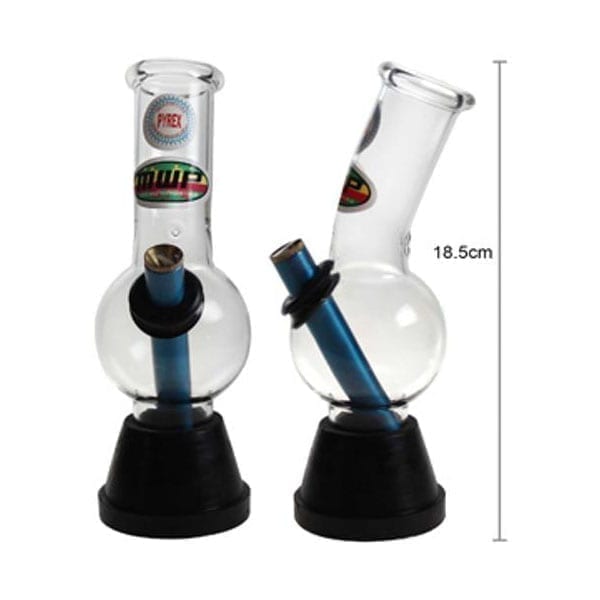 novelty bong 4mm thickness Height 18.5cm, stem and conepiece incuded