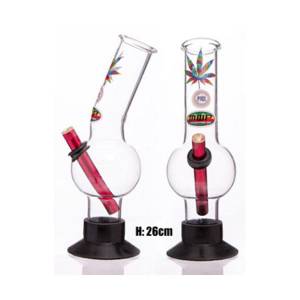 Bent Waterpipe Psychedelic Leaf