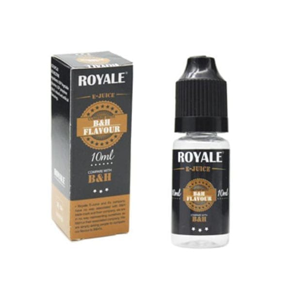 Royale B&H Flavour Ejuice No Tar, nicotine or tobacco available in 30ml