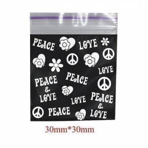 Peace Printed Baggies