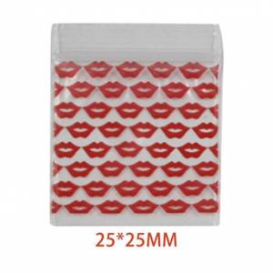 red lip bag 25mmx25mm