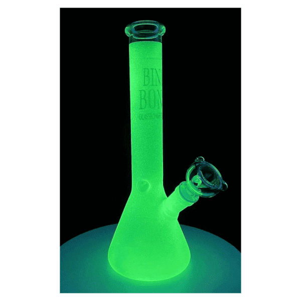 Glow In The Dark Glass Bong