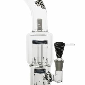 Chongz Dengers Double Percolator Glass Bong 28cm