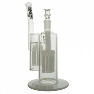 Chongz Im A Wizard Double Percolator White Glass Bong