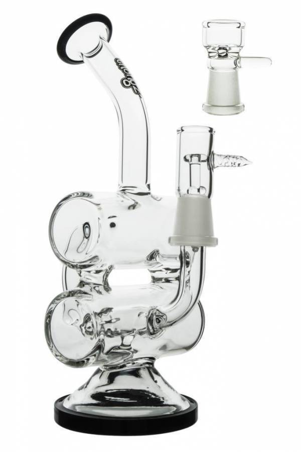 Chongz Two Monster Recycler Glass Bong 20cm