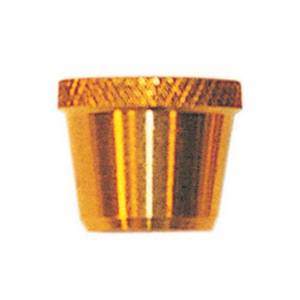Small Bonza Cone Piece Brass
