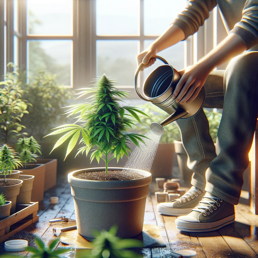 How Much Water Does A Cannabis Plant Need for Optimal Growth